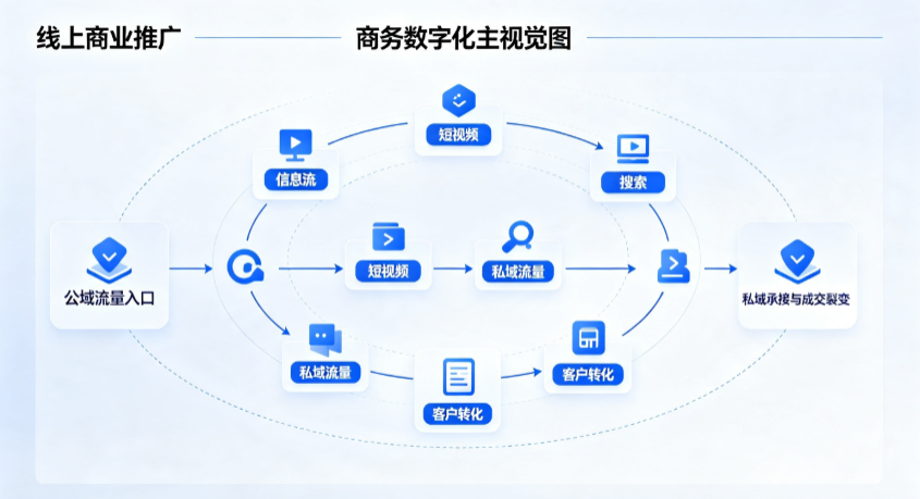 和顺县线上商业推广怎么做？全域流量闭环搭建与低成本转化实战指南